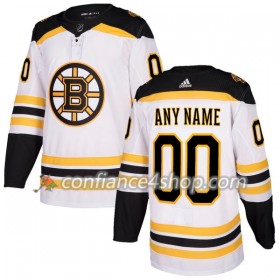 Adidas Maillot de Hockey Boston Bruins Personnaliser 2017-2018 Blanc Authentic - Homme